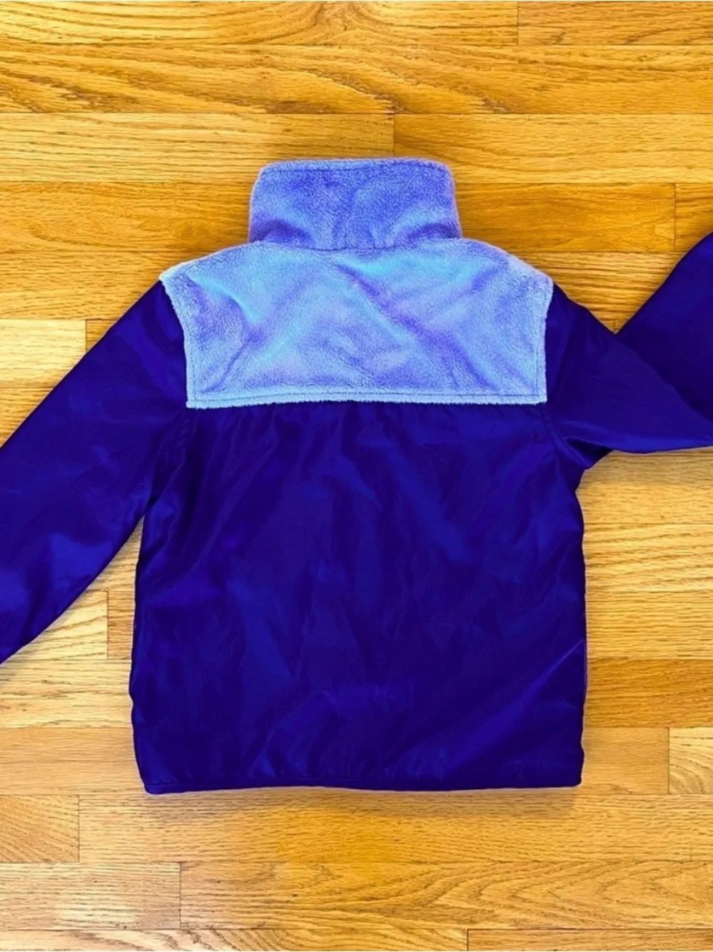 OshKosh B’gosh girls size 5 ✨Fully Reversible✨ fleece windbreaker jacket